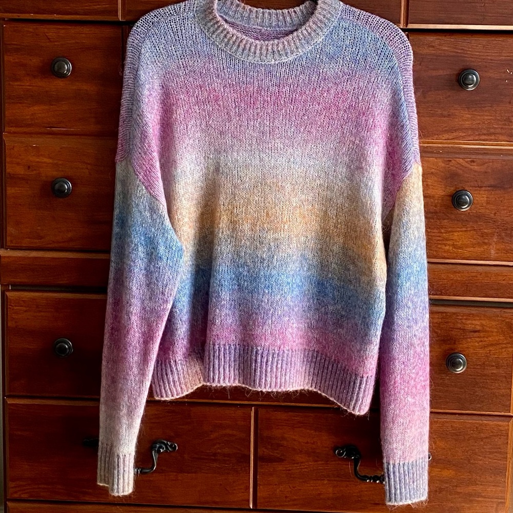 Pistola Eva sweater, Rainbow Holographic print